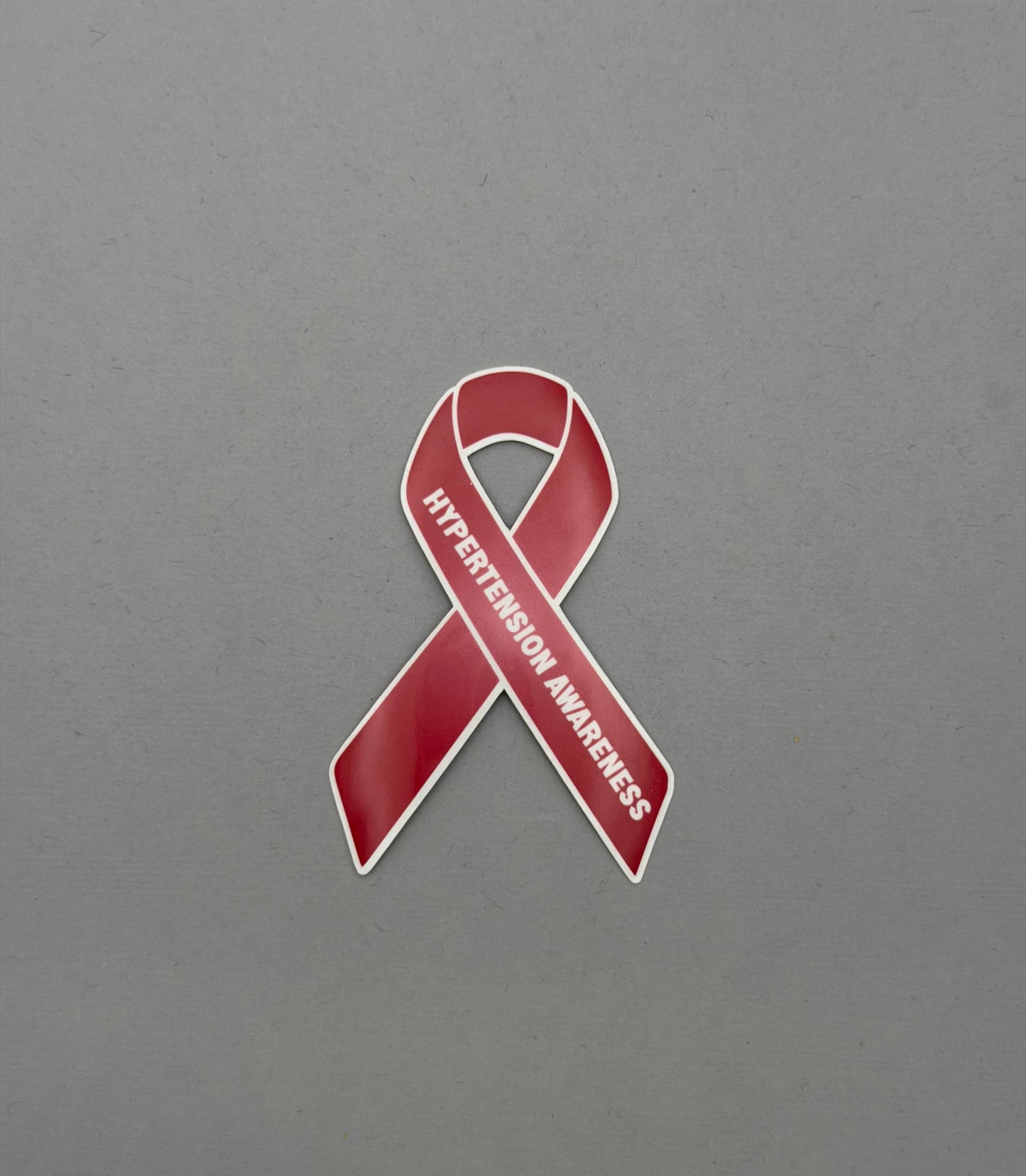 Hypertension Awareness Ribbon Sticker or Magnet