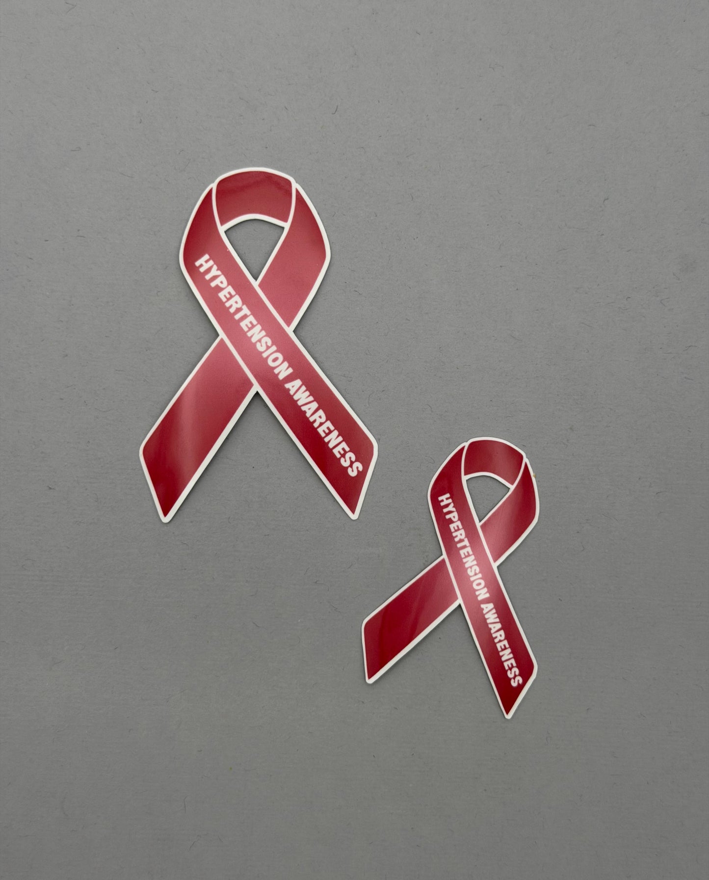 Hypertension Awareness Ribbon Sticker or Magnet