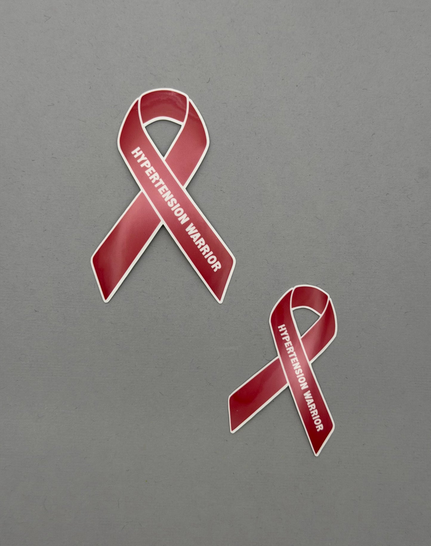 Hypertension Warrior Ribbon Sticker or Magnet