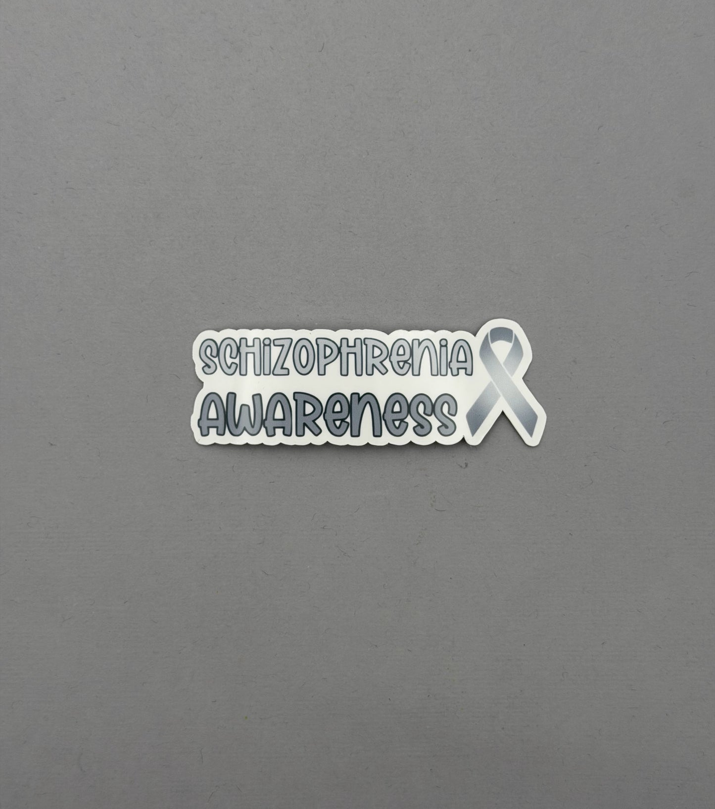 Schizophrenia Awareness with Ribbon Sticker or Magnet