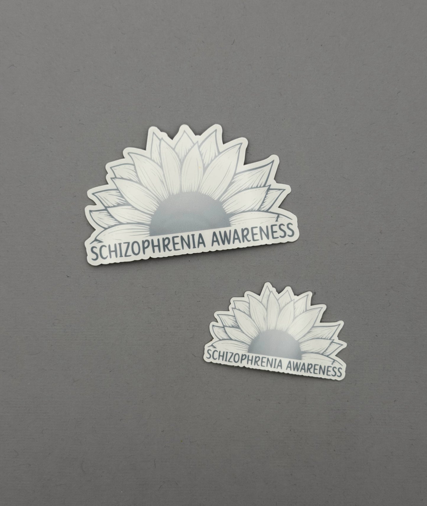 Schizophrenia Awareness Sunflower Sticker or Magnet