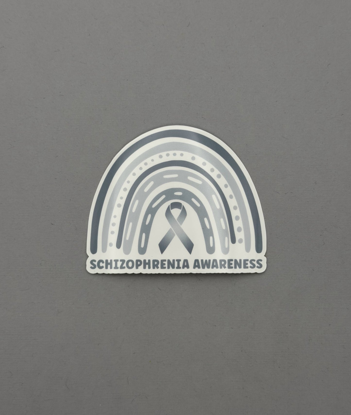 Schizophrenia Awareness Rainbow Sticker or Magnet