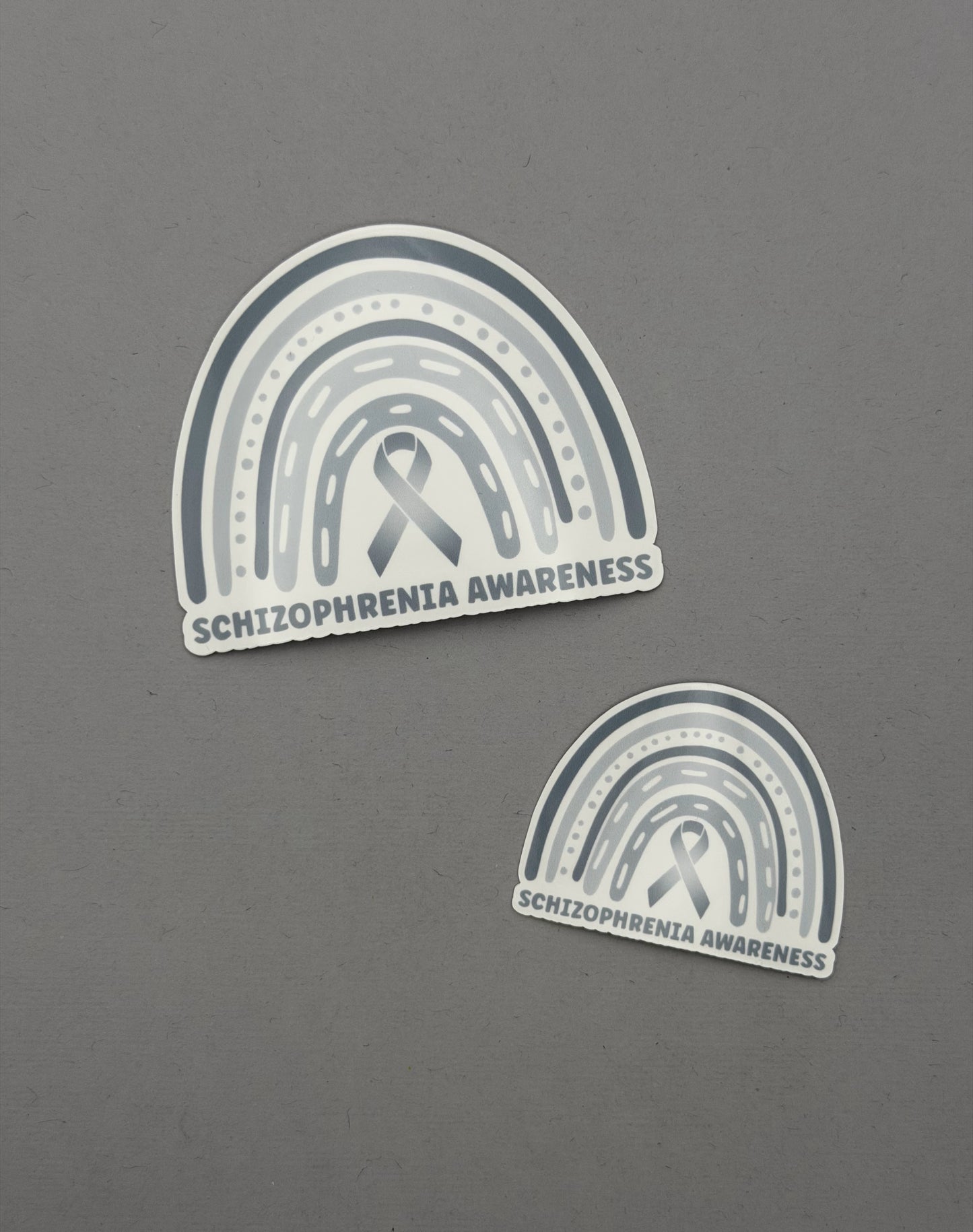 Schizophrenia Awareness Rainbow Sticker or Magnet