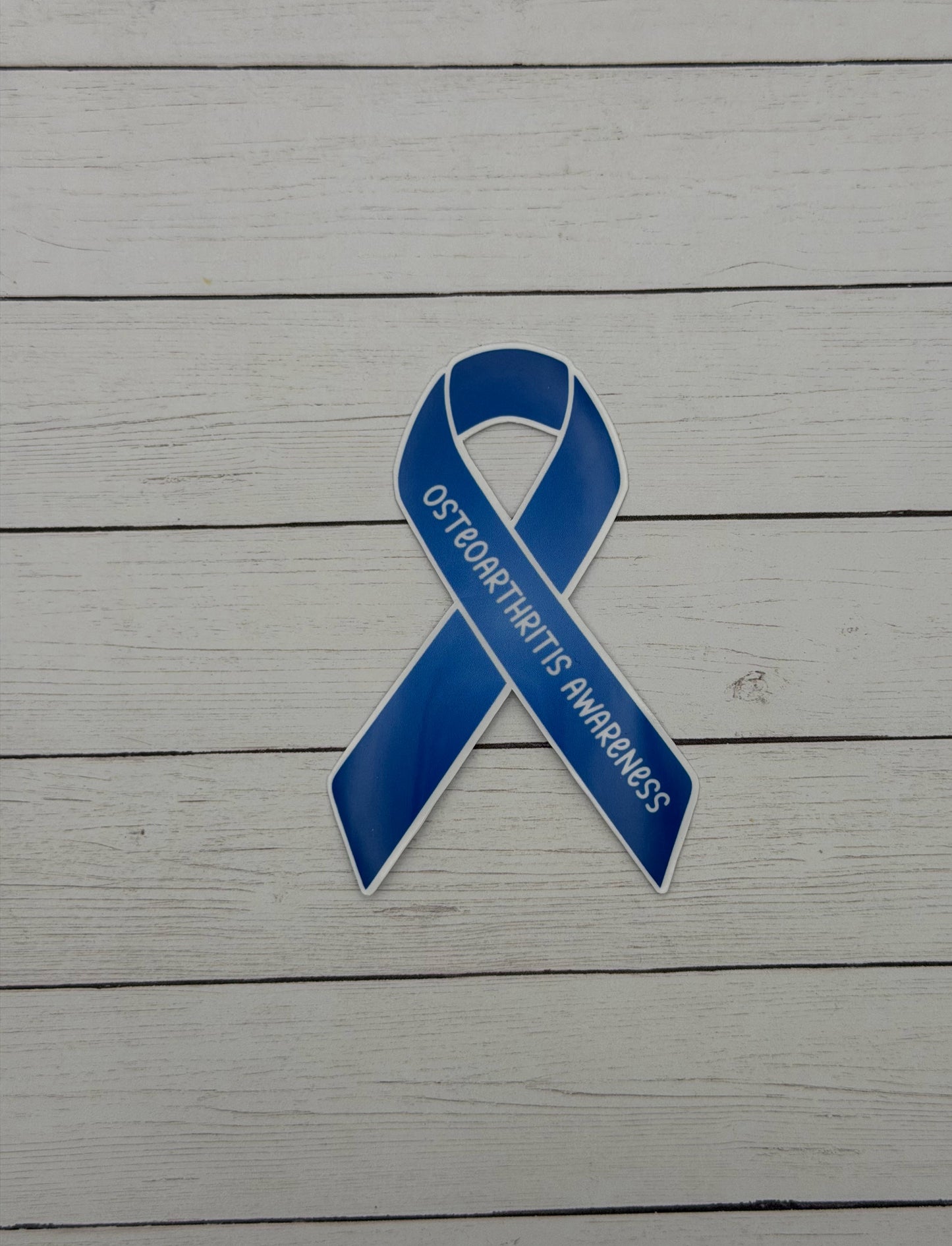 Osteoarthritis Awareness Ribbon Sticker or Magnet