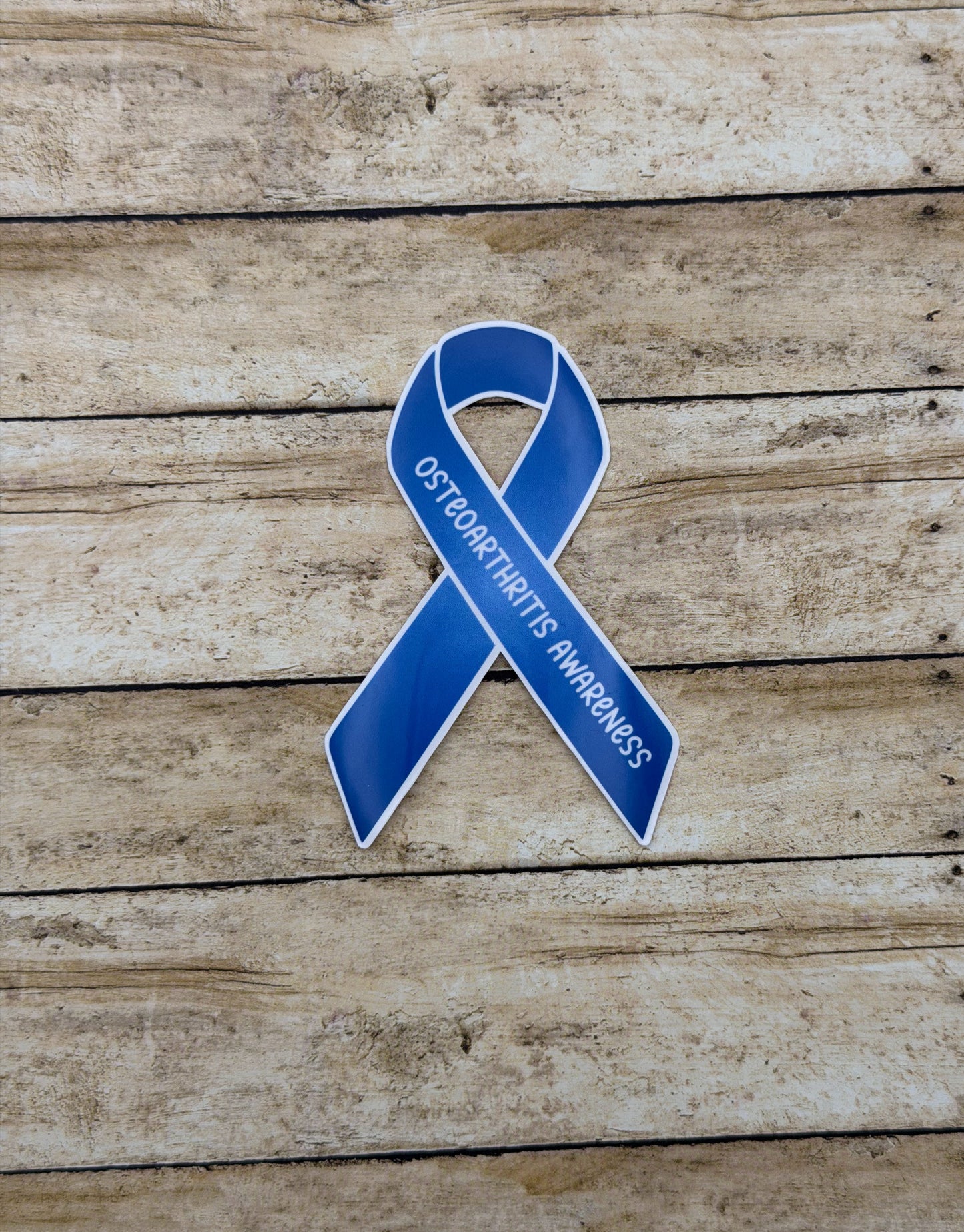 Osteoarthritis Awareness Ribbon Sticker or Magnet
