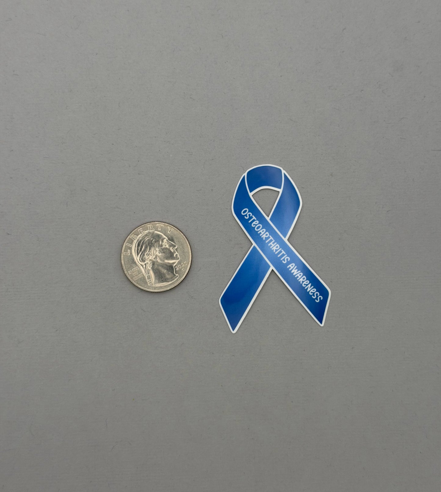 Osteoarthritis Awareness Ribbon Sticker or Magnet