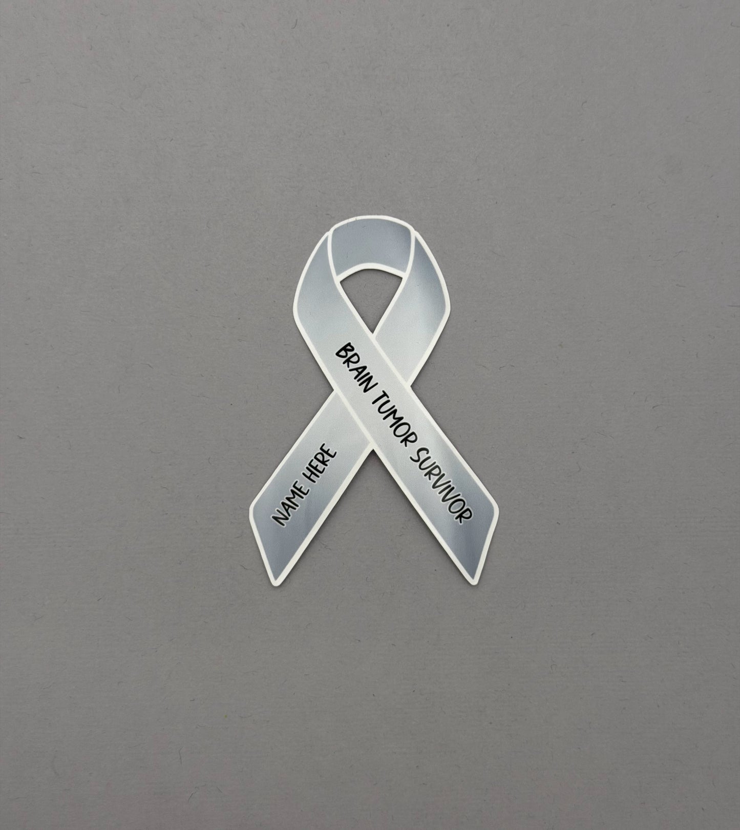 Brain Tumor Survivor Custom Sticker or Magnet