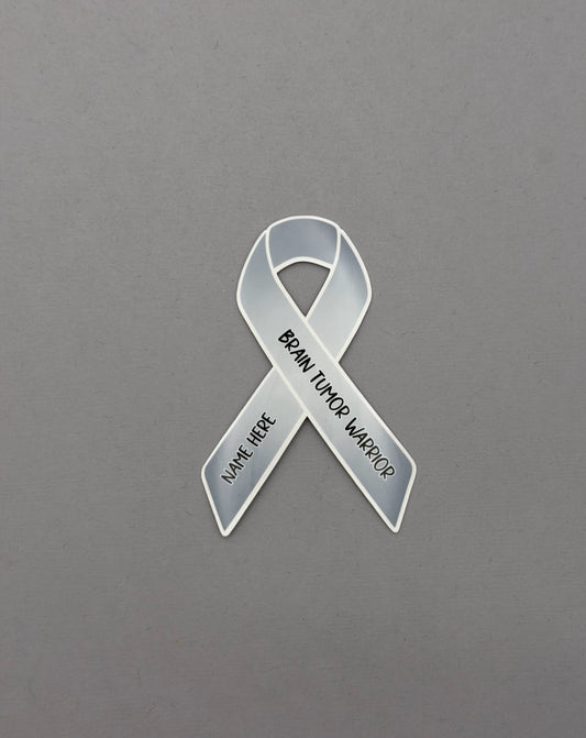 Brain Tumor Warrior Custom Sticker or Magnet