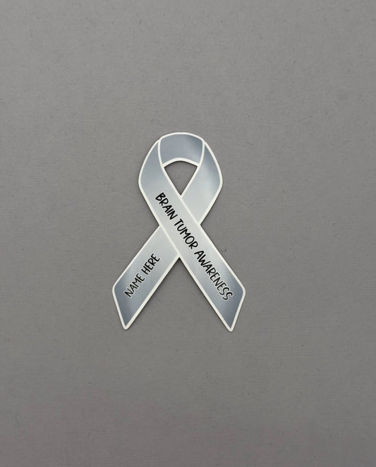 Brain Tumor Awareness Custom Sticker or Magnet