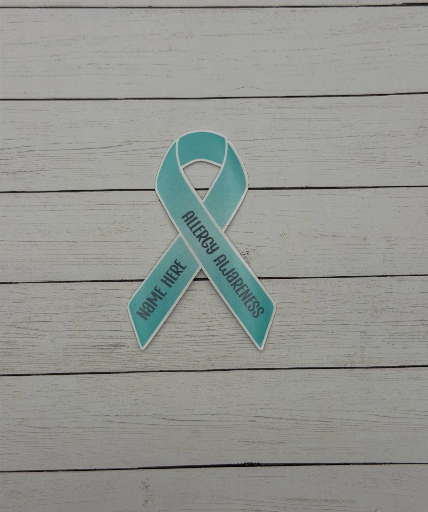 Allergy Awareness Custom Sticker or Magnet