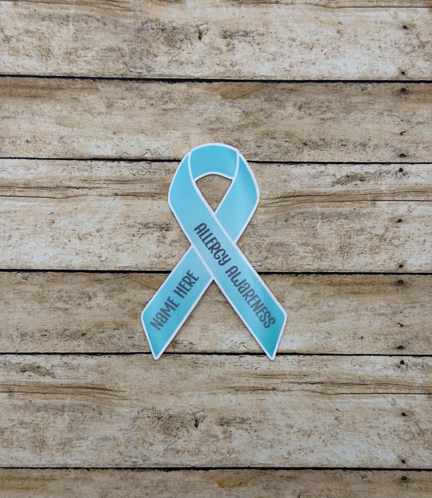 Allergy Awareness Custom Sticker or Magnet