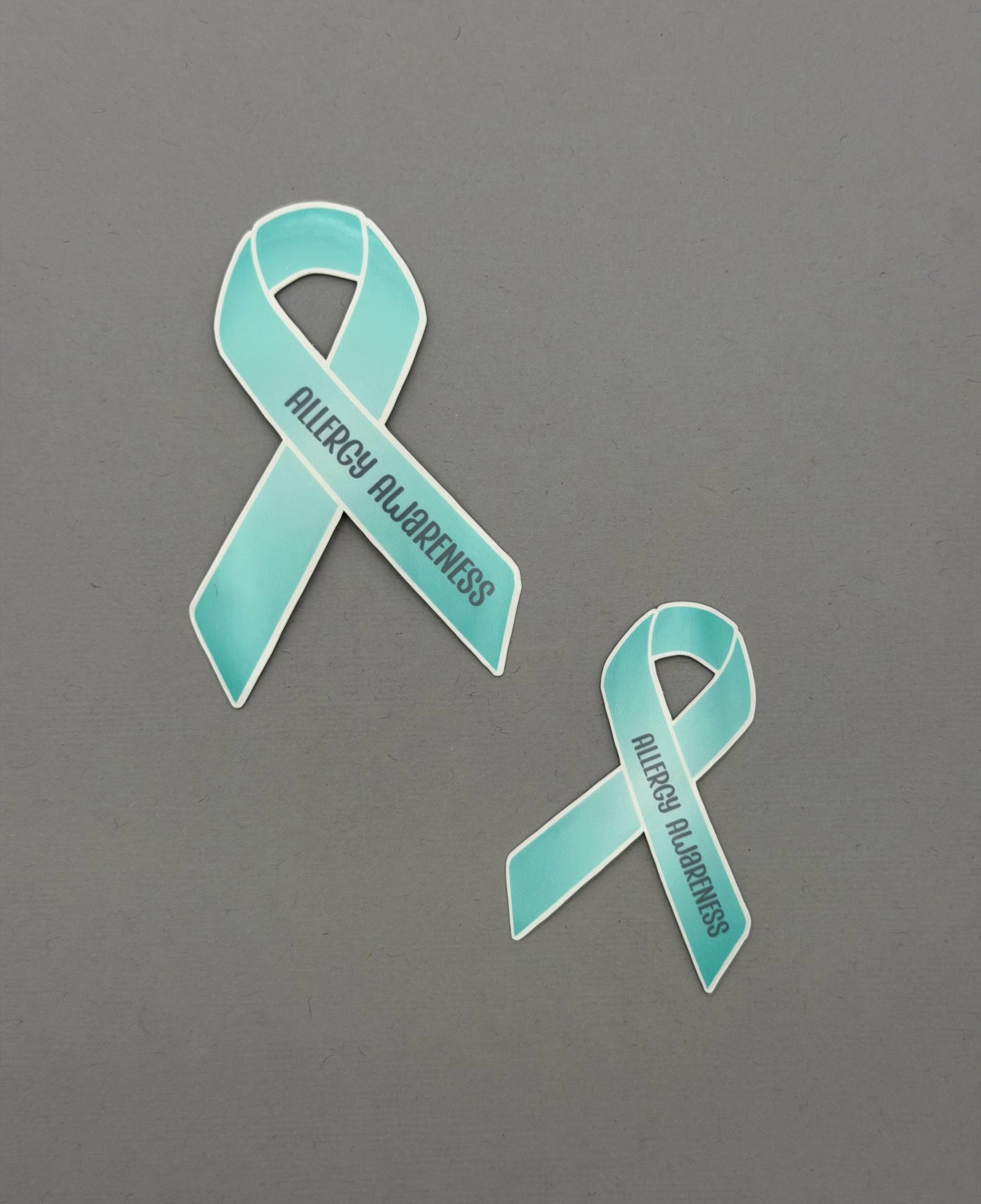 Allergy Awareness Ribbon Sticker or Magnet