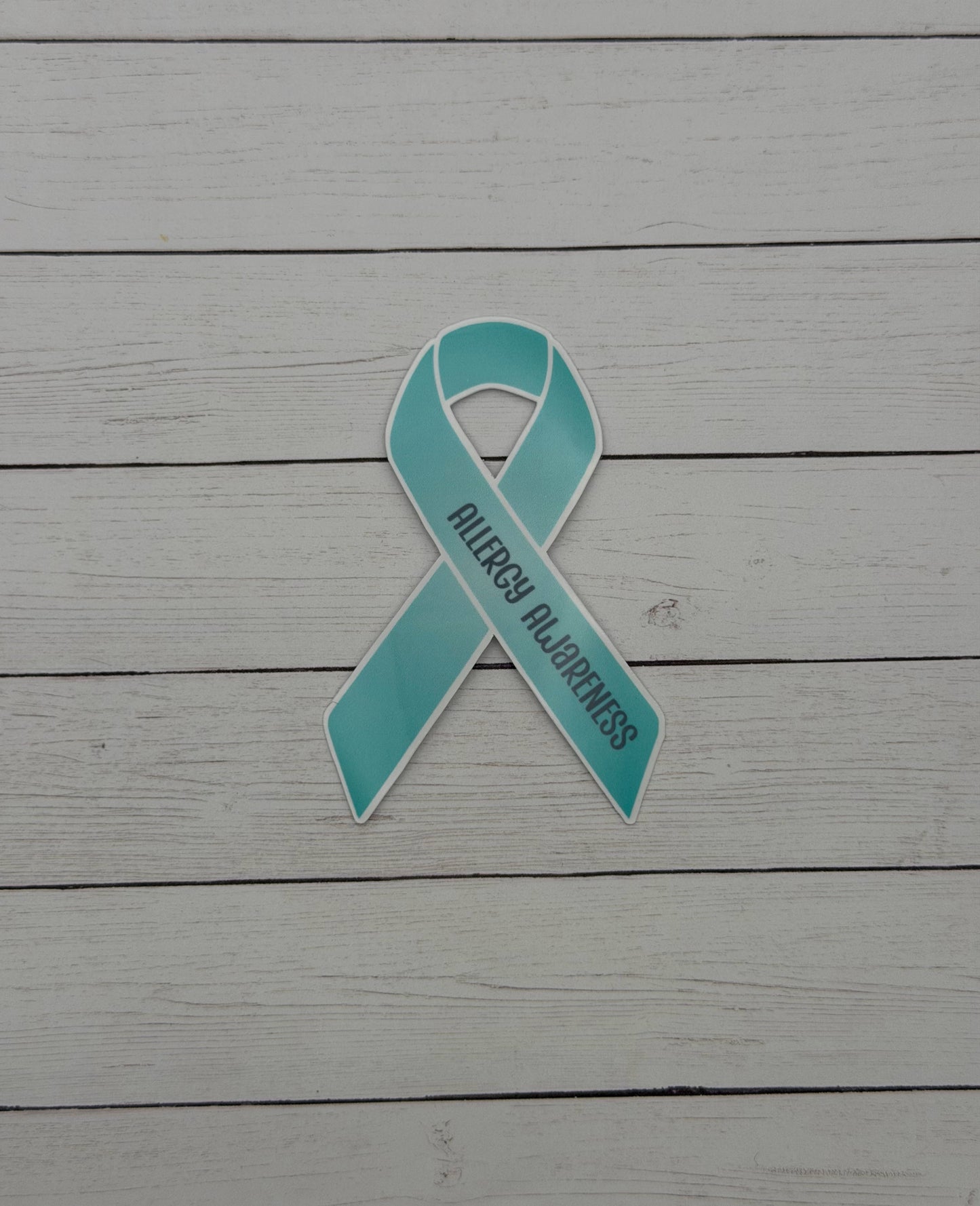 Allergy Awareness Ribbon Sticker or Magnet