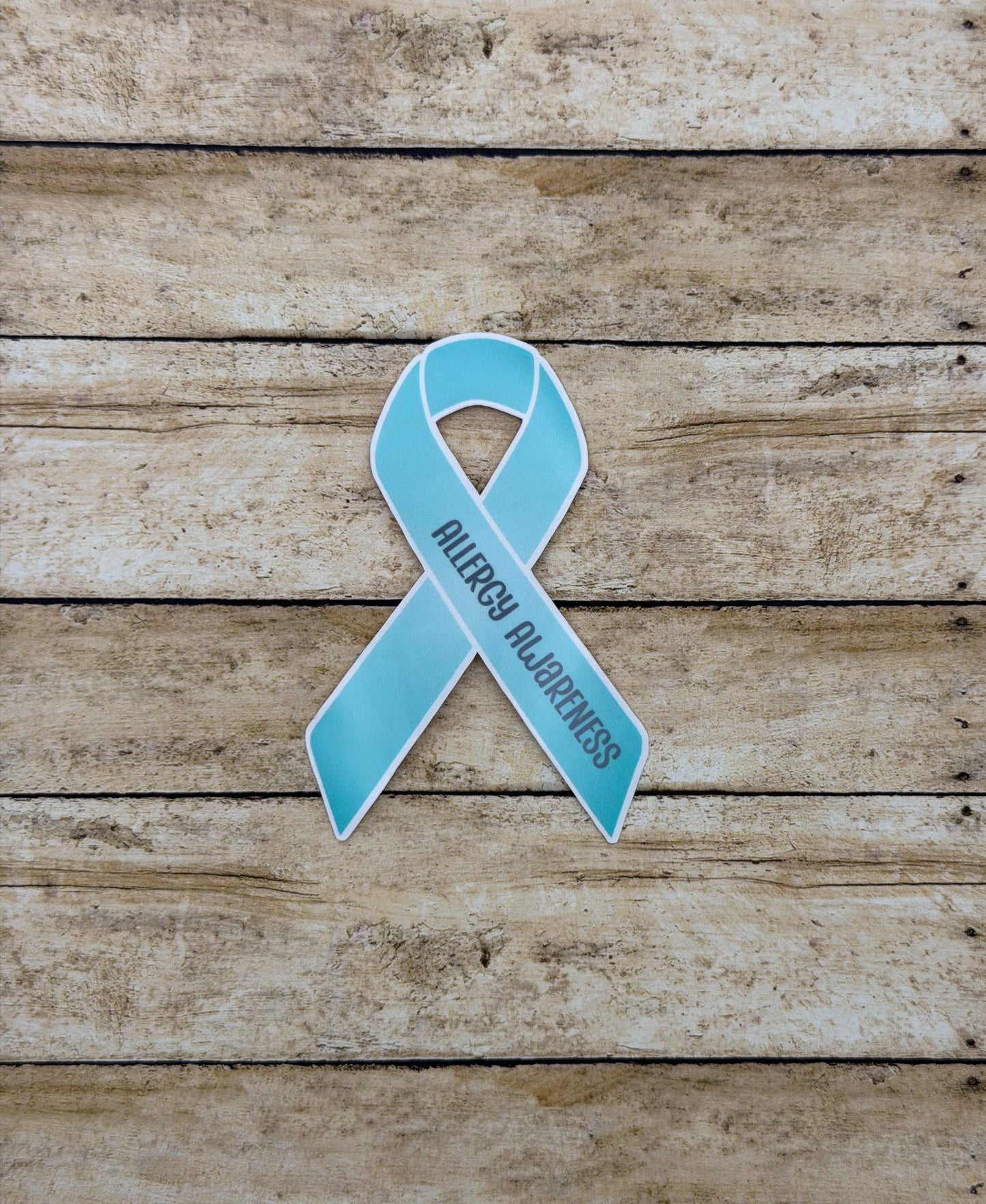 Allergy Awareness Ribbon Sticker or Magnet
