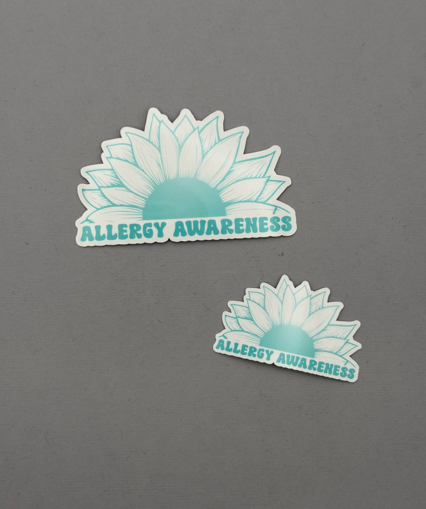 Allergy Awareness Sunflower Sticker or Magnet