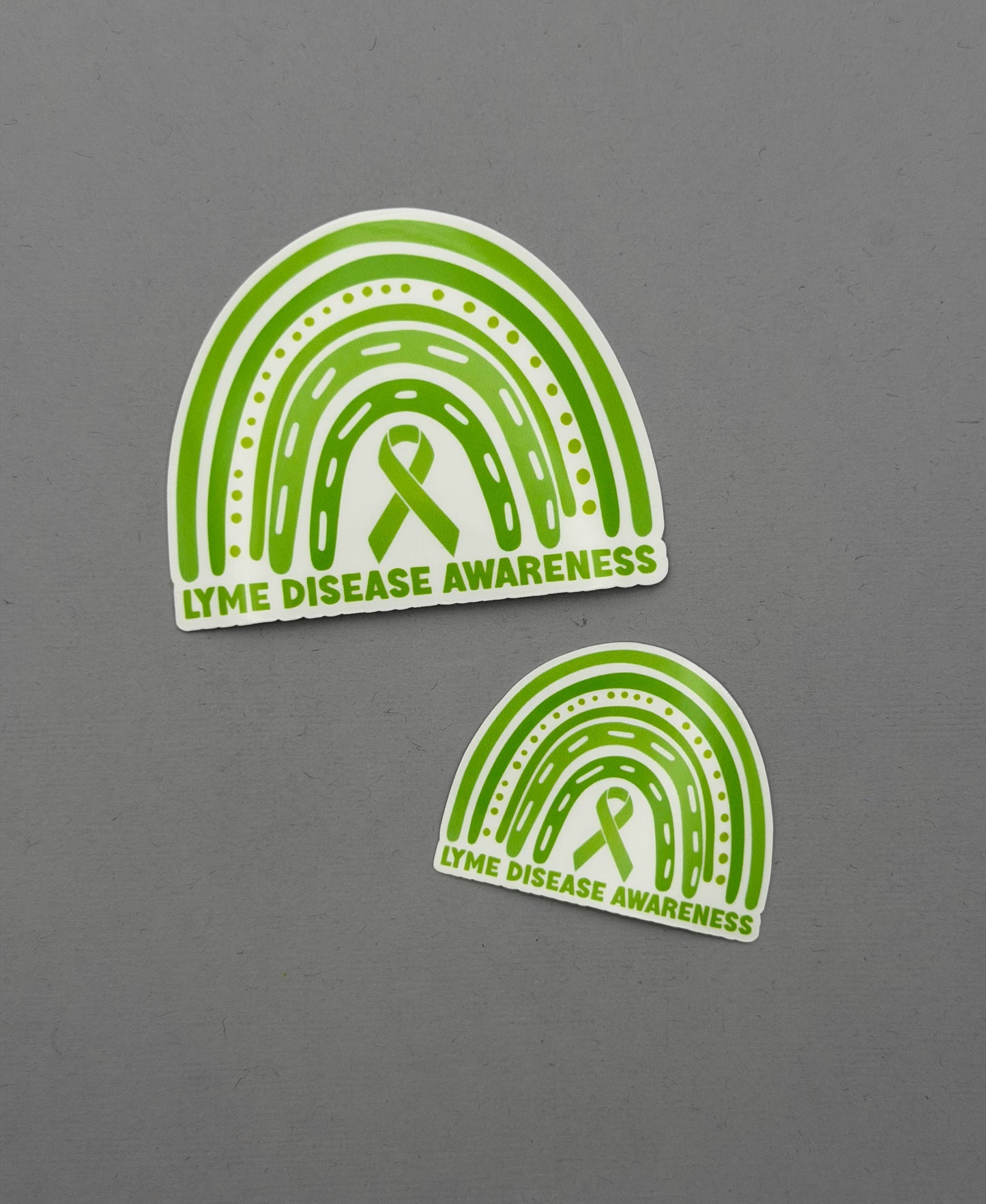 Lyme Disease Awareness Rainbow Sticker or Magnet