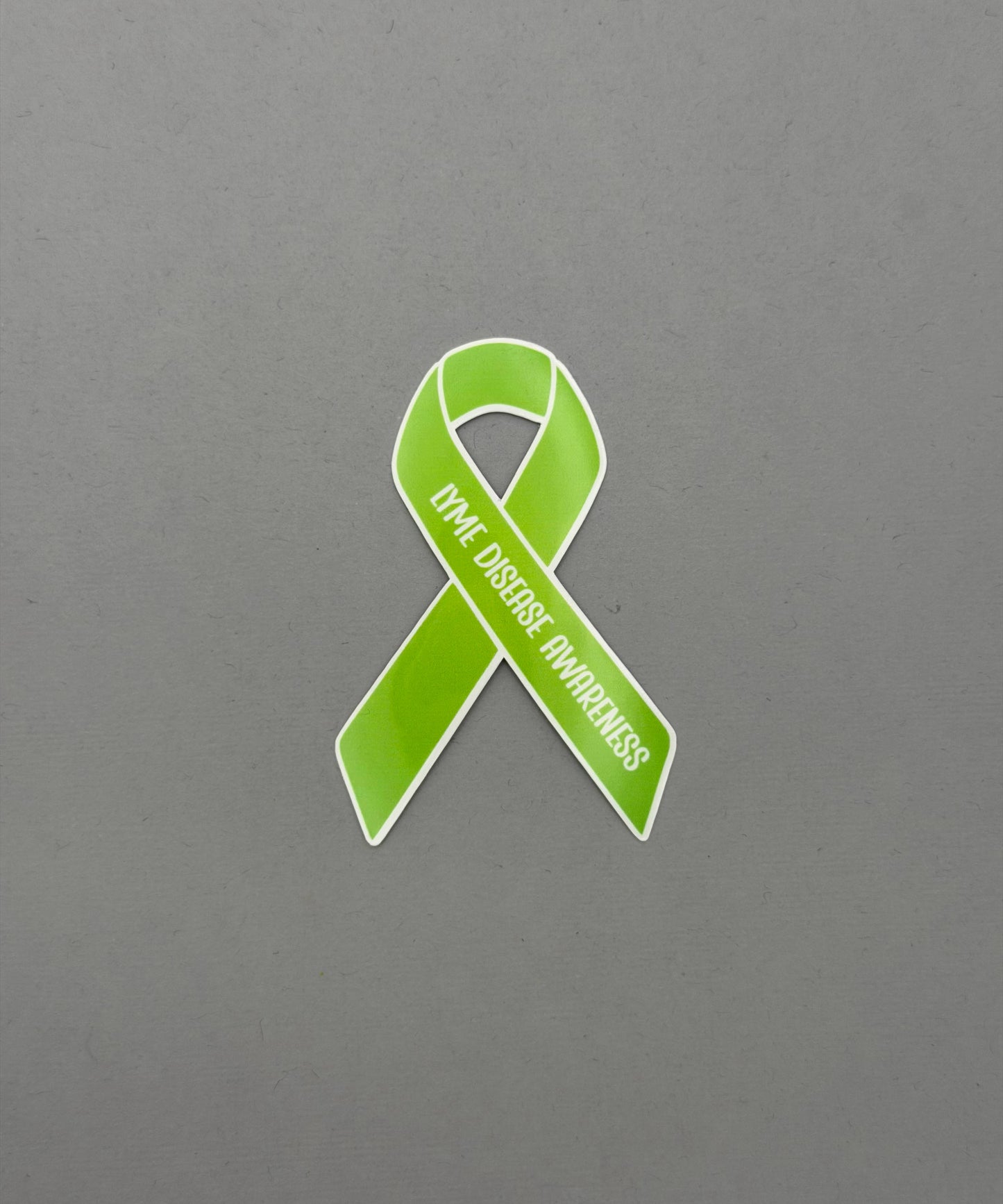 Lyme Disease Awareness Ribbon Sticker or Magnet
