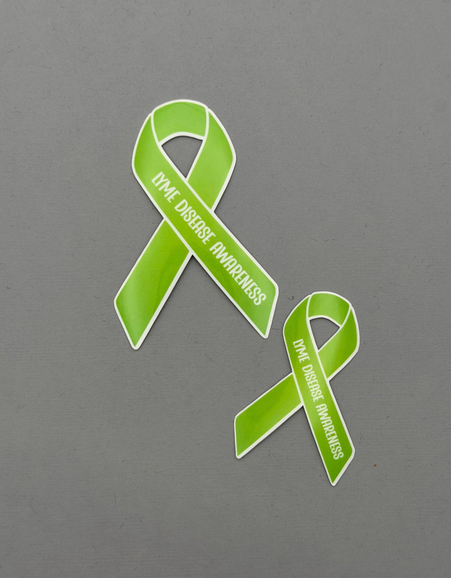 Lyme Disease Awareness Ribbon Sticker or Magnet