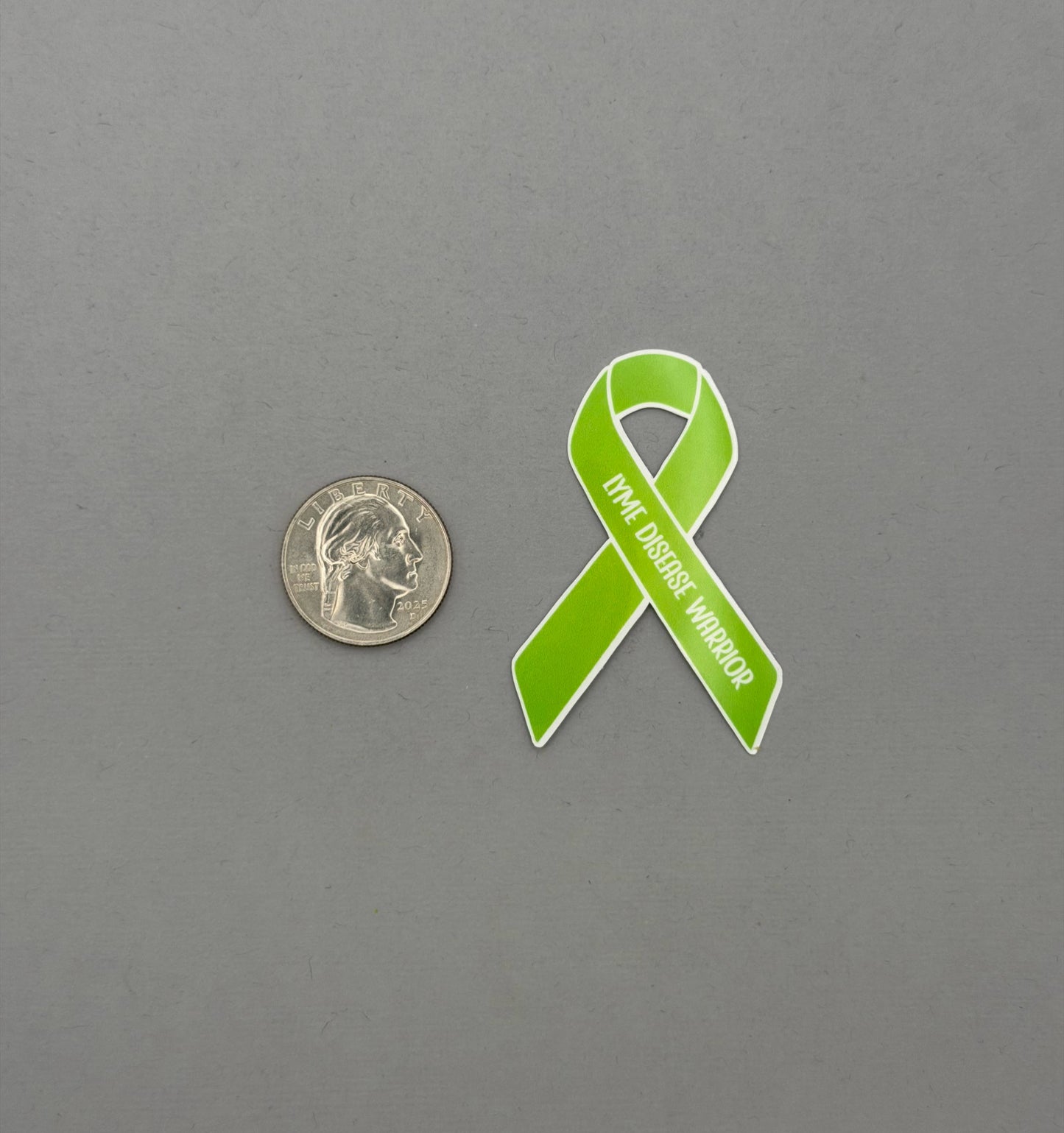 Lyme Disease Warrior Ribbon Sticker or Magnet