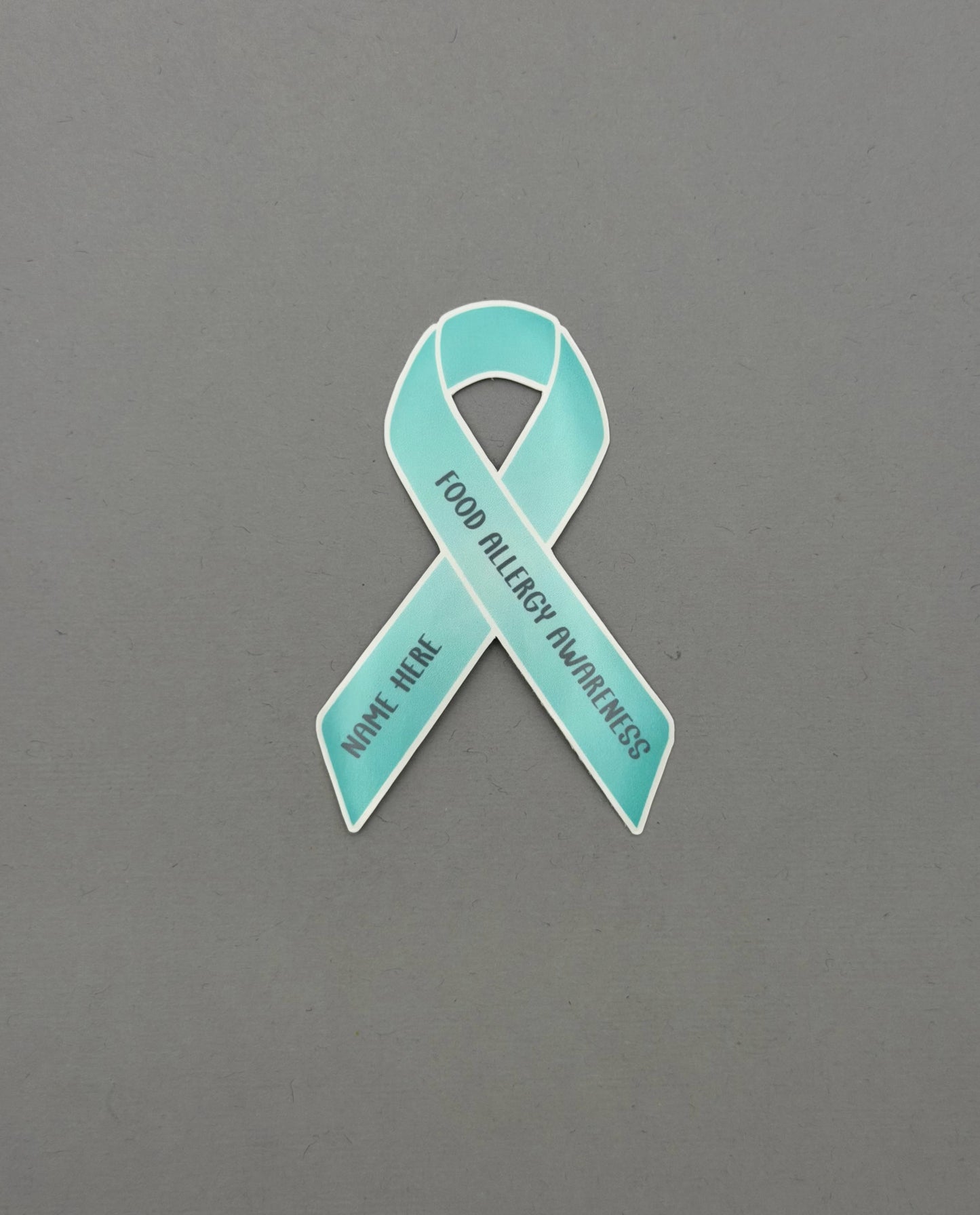 Food Allergy Awareness Custom Sticker or Magnet