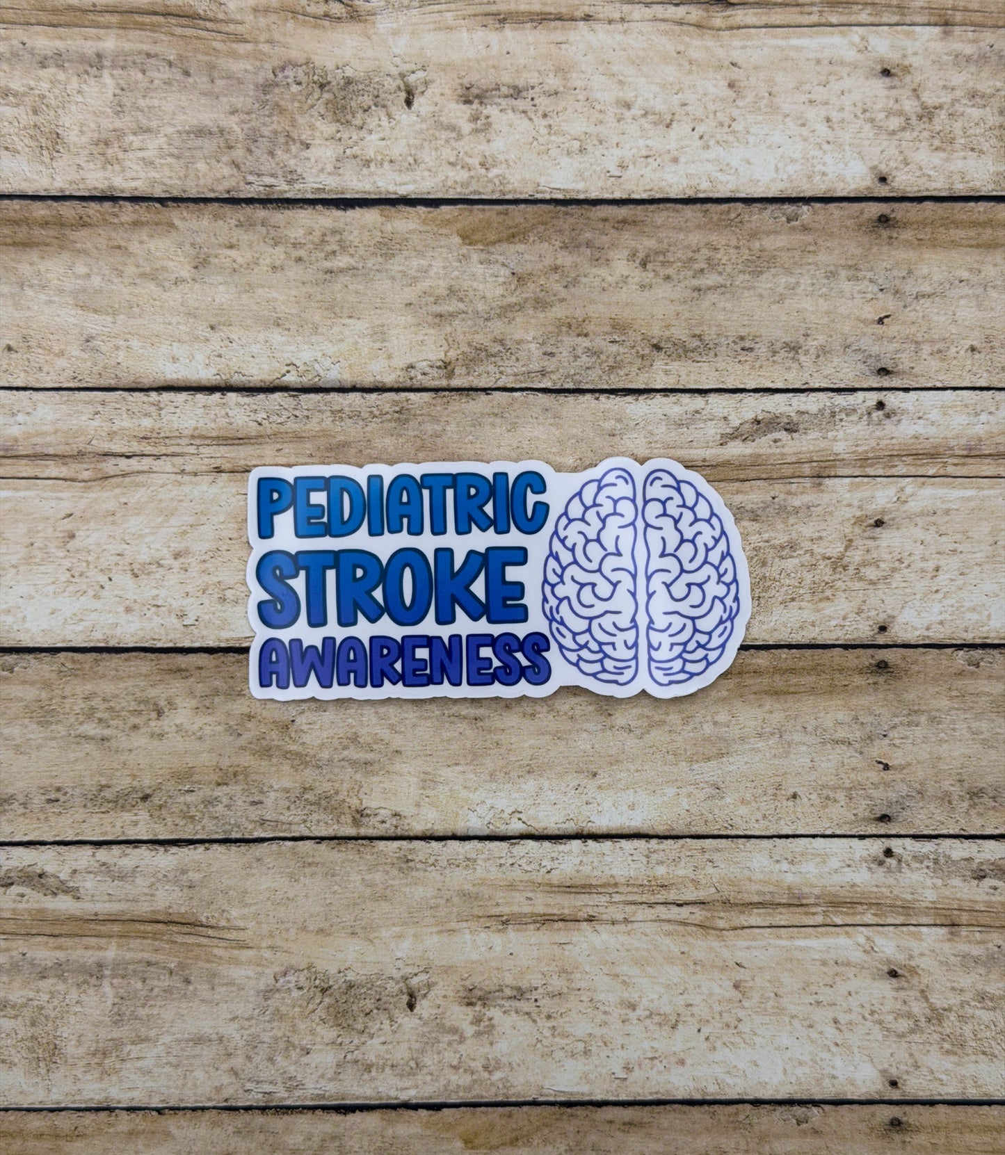 Pediatric Stroke Awareness with Brain Sticker or Magnet