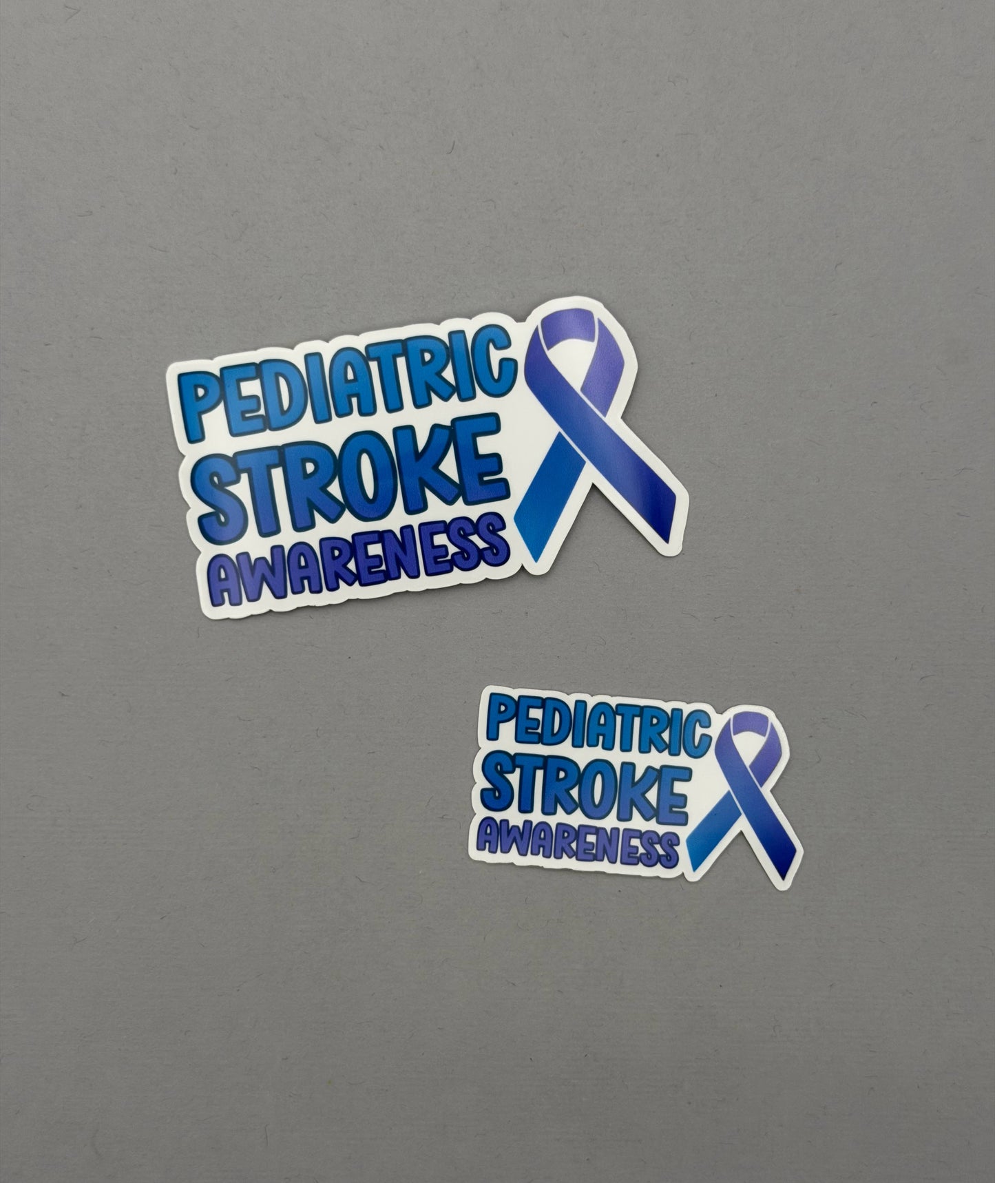 Pediatric Stroke Awareness with Ribbon Sticker or Magnet