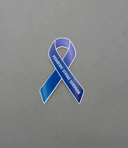Pediatric Stroke Survivor Ribbon Sticker or Magnet