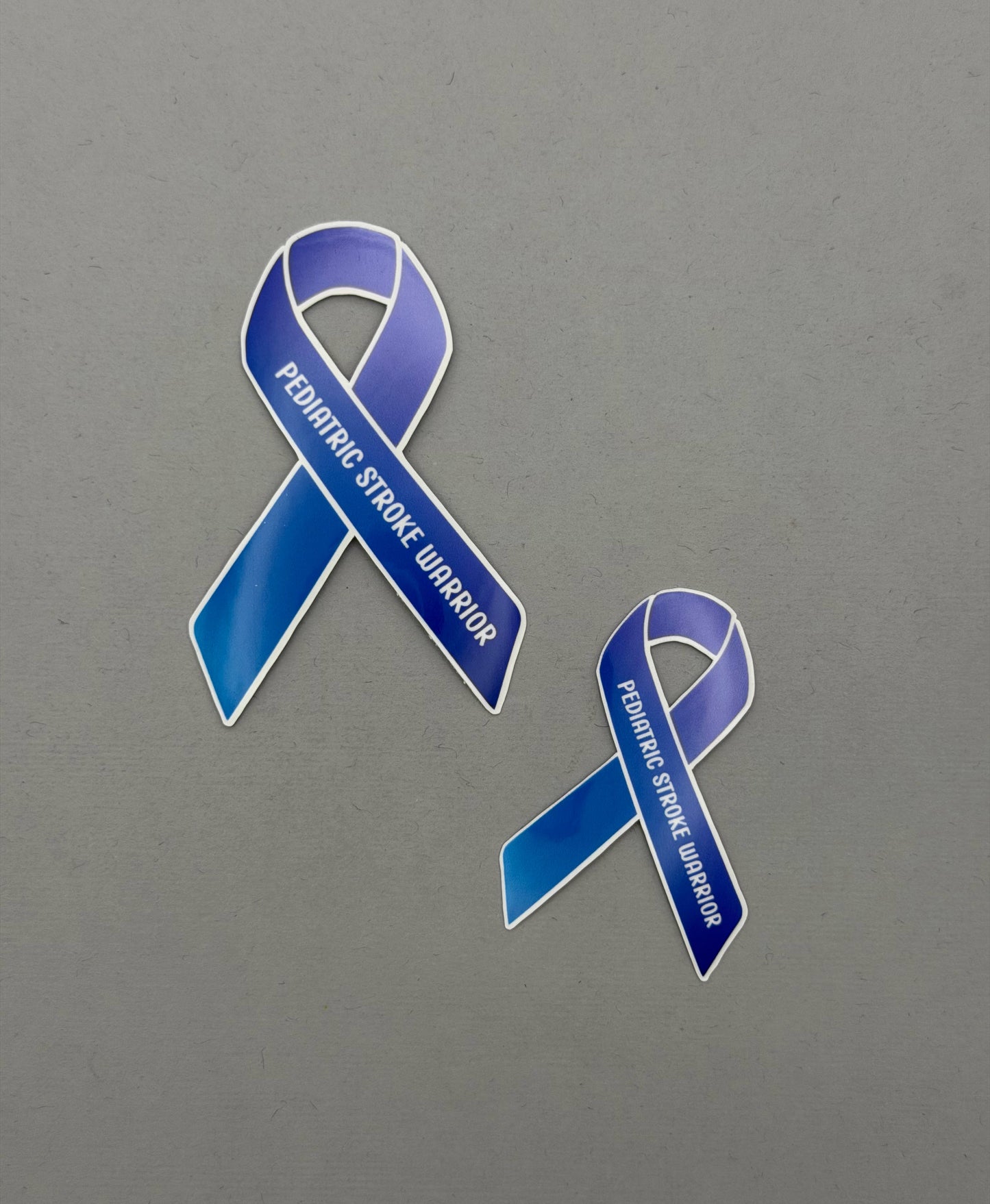 Pediatric Stroke Warrior Ribbon Sticker or Magnet