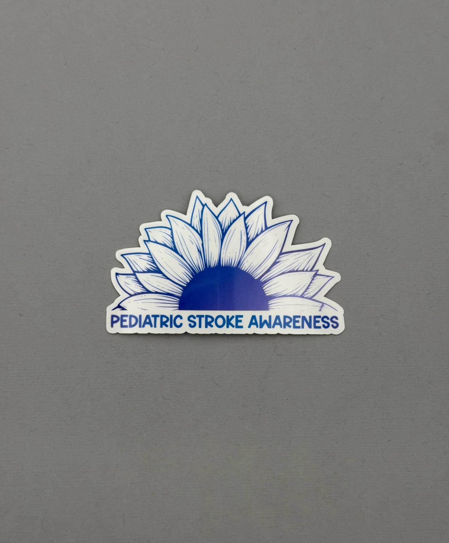 Pediatric Stroke Awareness Sunflower Sticker or Magnet