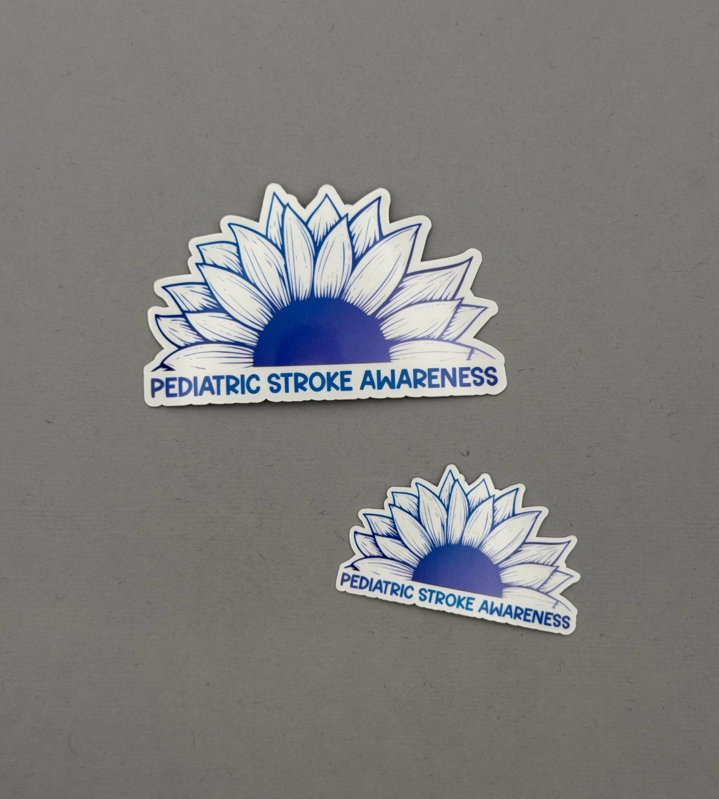 Pediatric Stroke Awareness Sunflower Sticker or Magnet