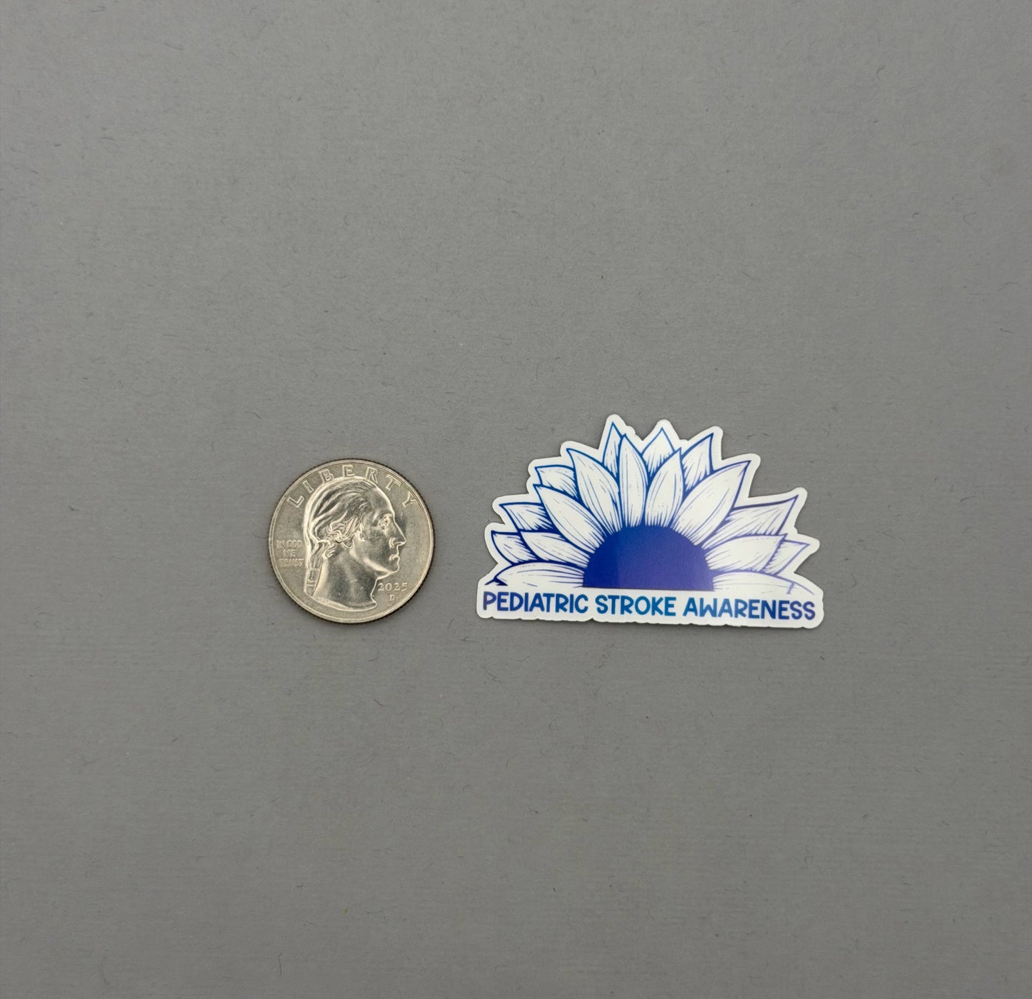 Pediatric Stroke Awareness Sunflower Sticker or Magnet