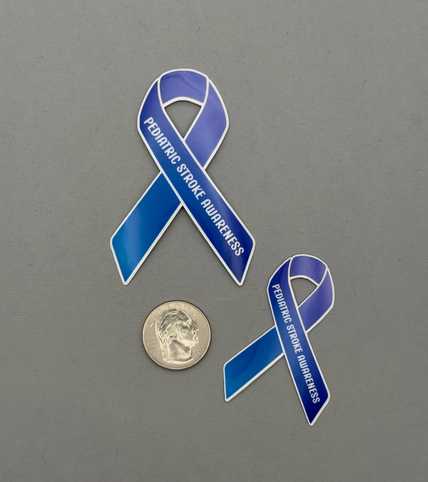 Pediatric Stroke Awareness Ribbon Sticker or Magnet