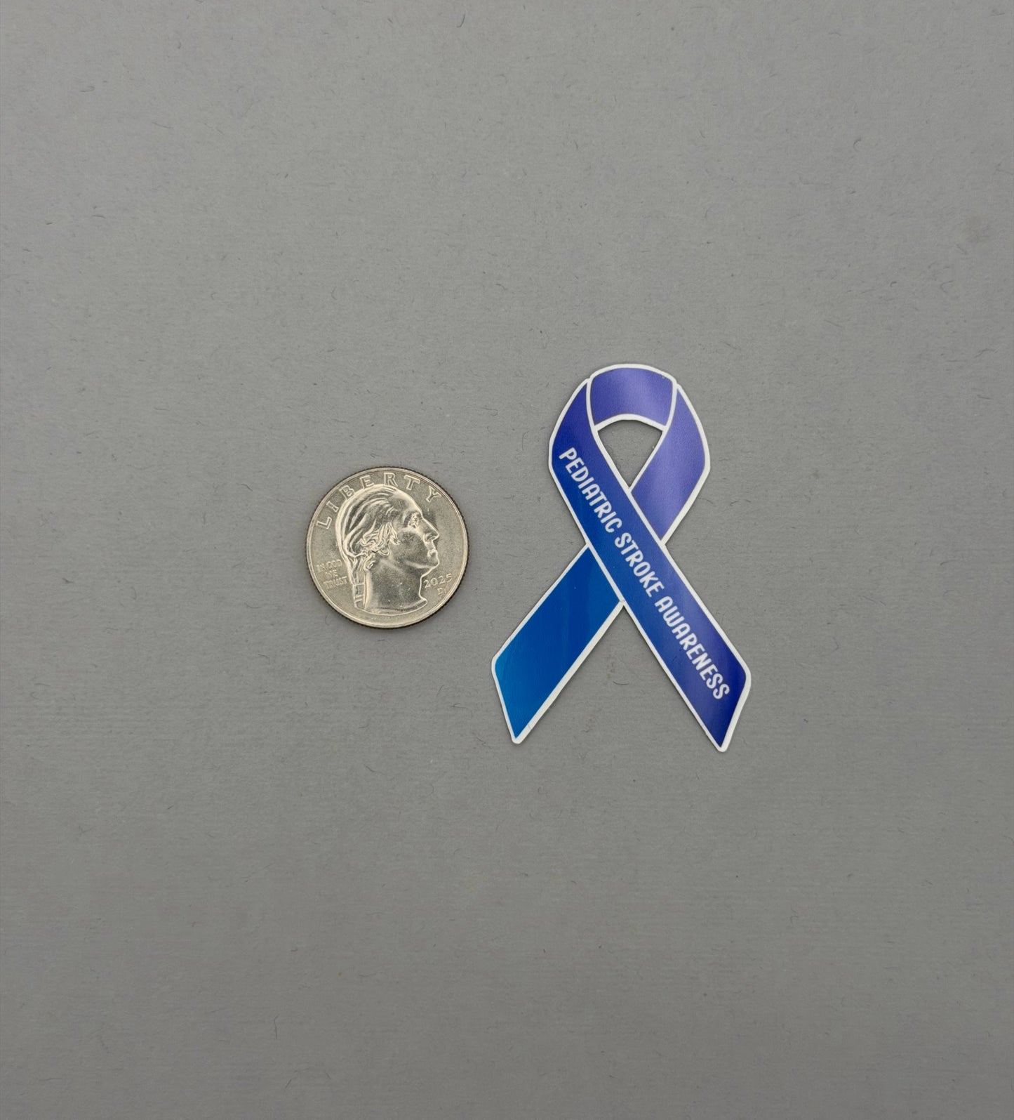 Pediatric Stroke Awareness Ribbon Sticker or Magnet