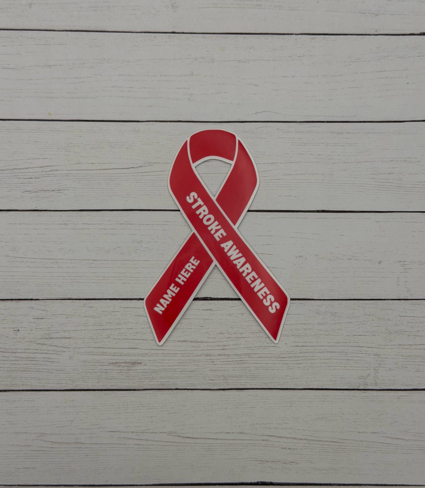 Stroke Awareness Custom Ribbon Sticker or Magnet