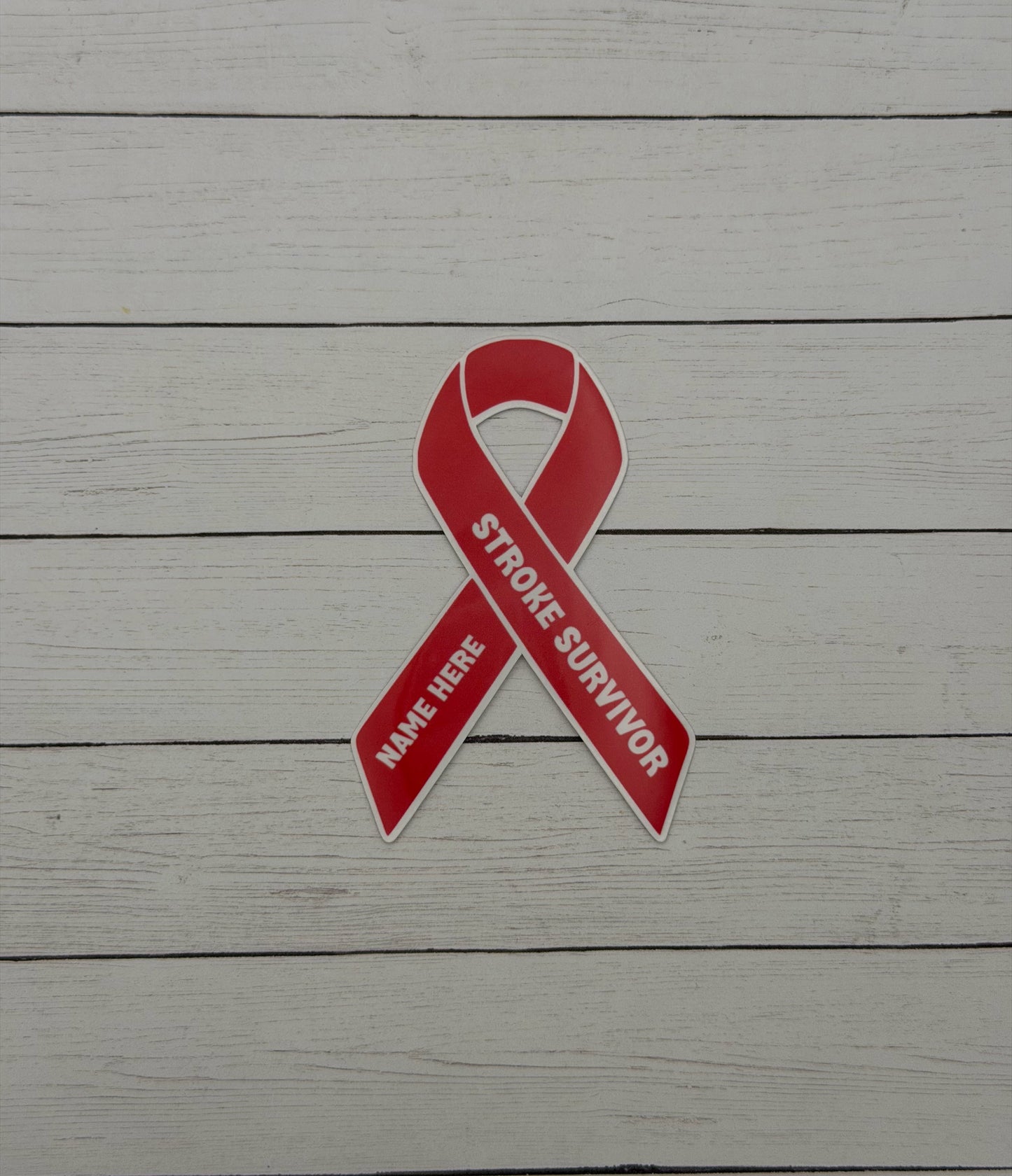 Stroke Survivor Custom Ribbon Sticker or Magnet