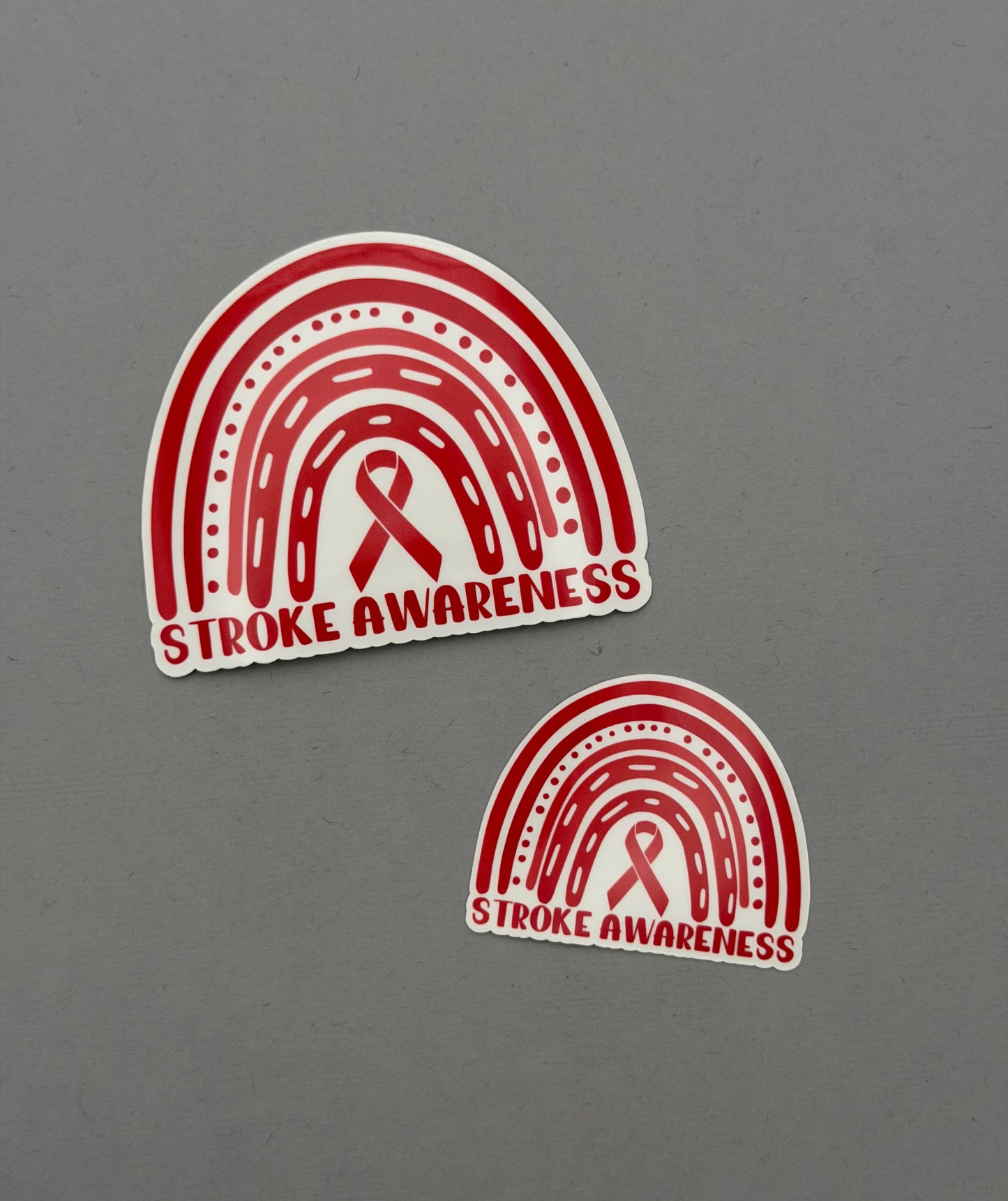 Stroke Awareness Rainbow Sticker or Magnet