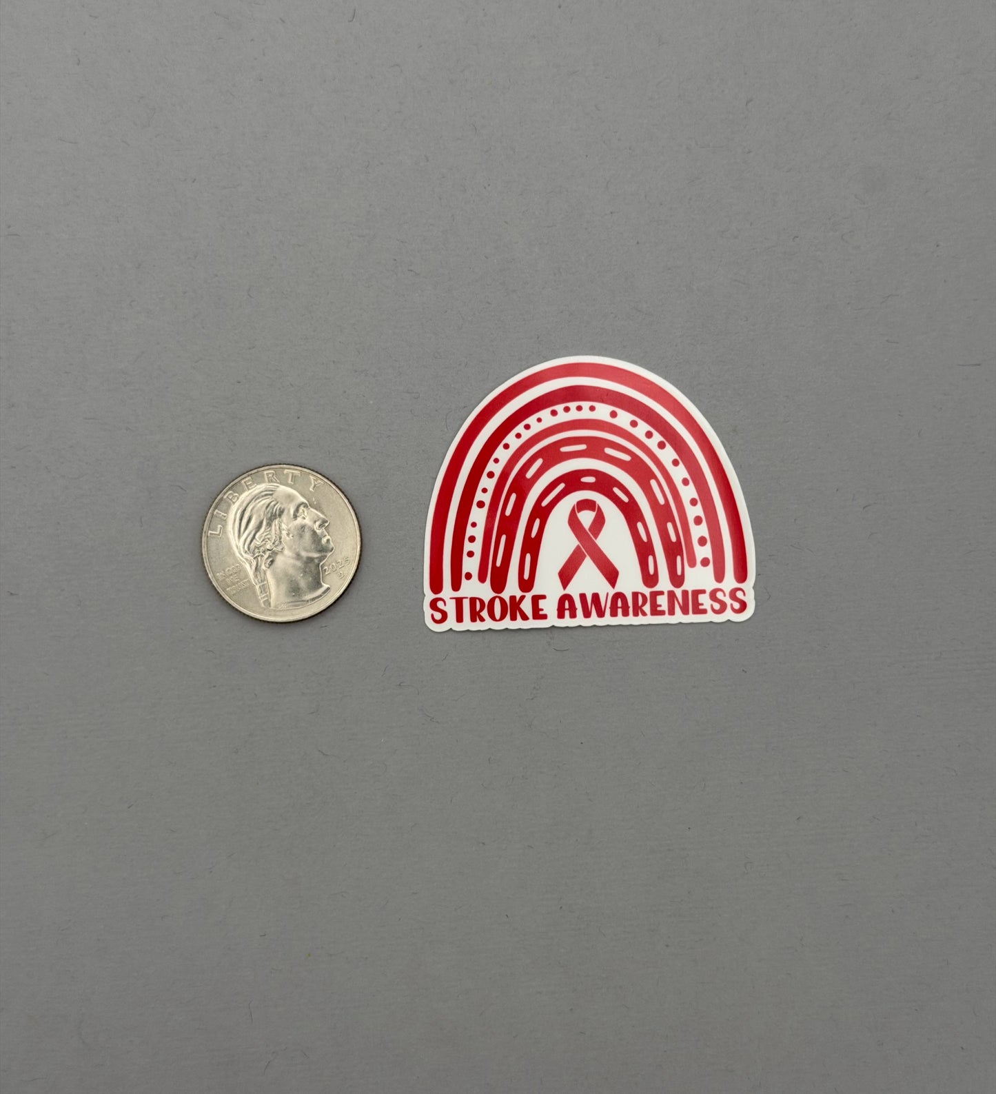 Stroke Awareness Rainbow Sticker or Magnet