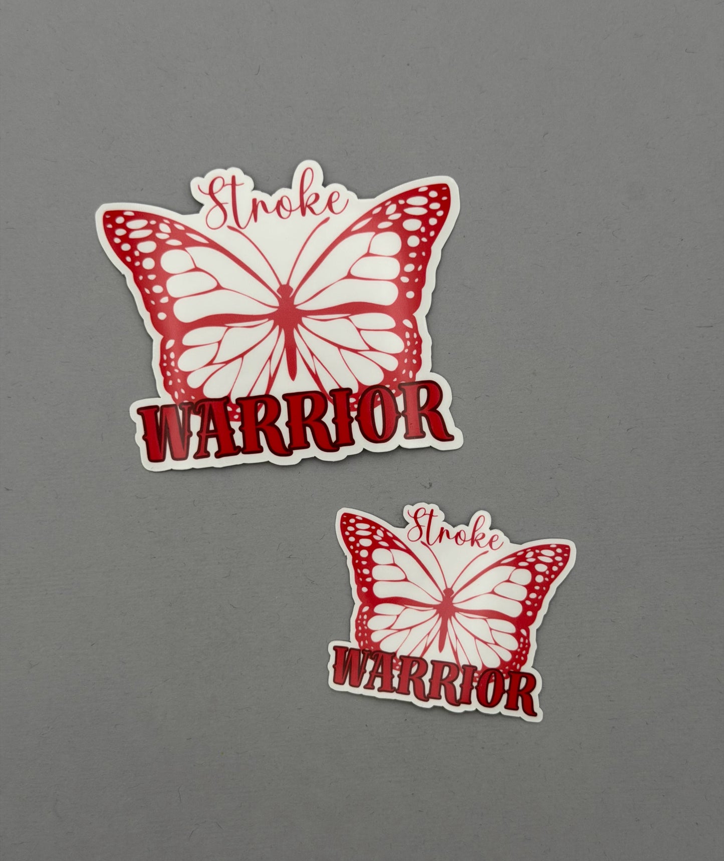 Stroke Warrior Butterfly Sticker or Magnet