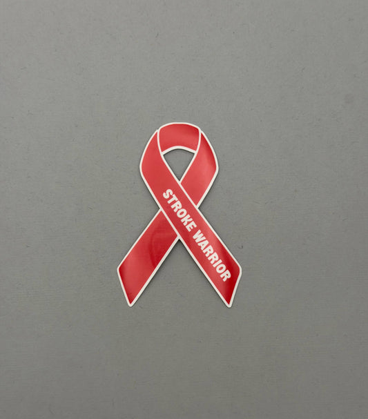 Stroke Warrior Ribbon Sticker or Magnet