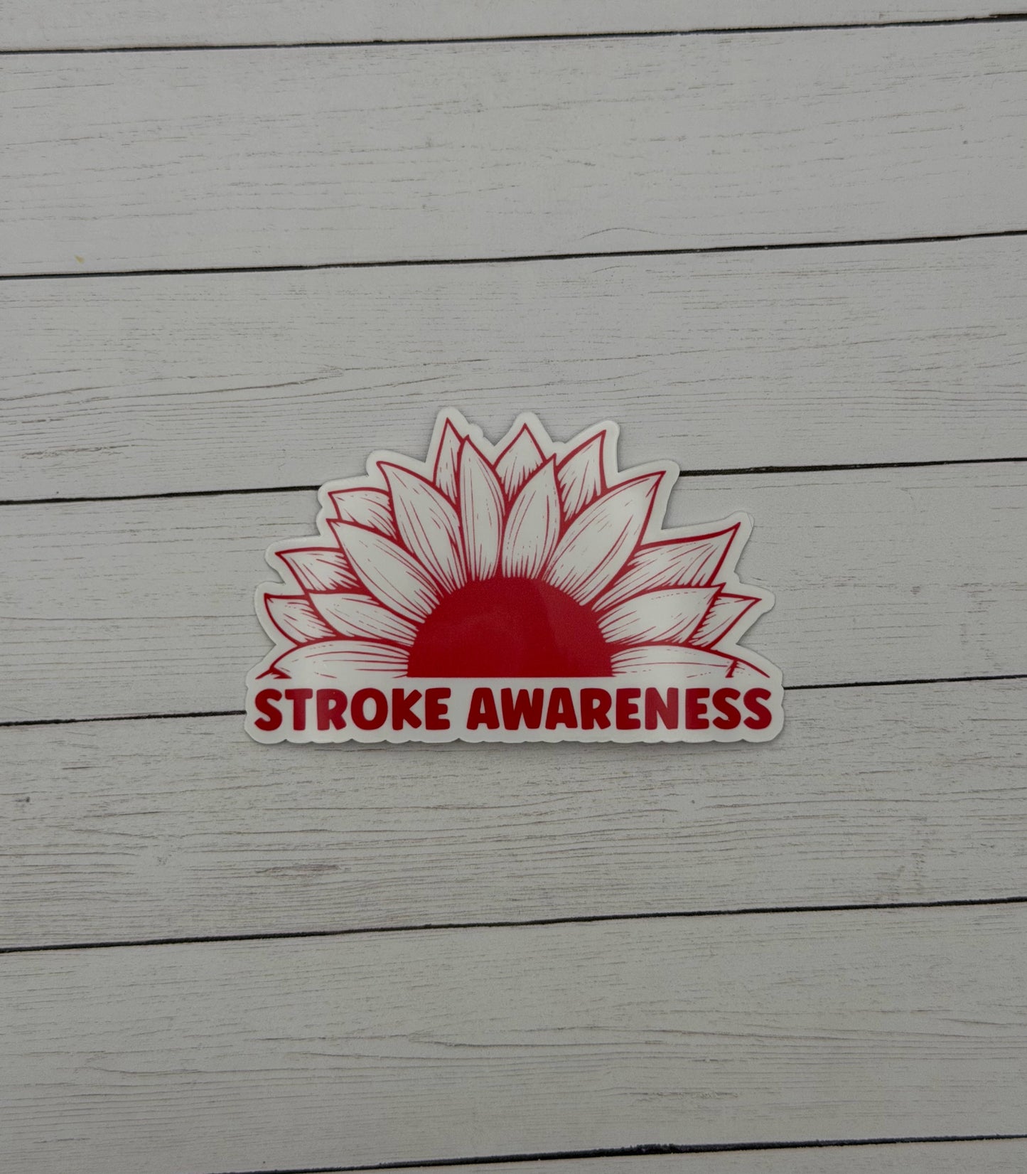 Stroke Awareness Sunflower Sticker or Magnet