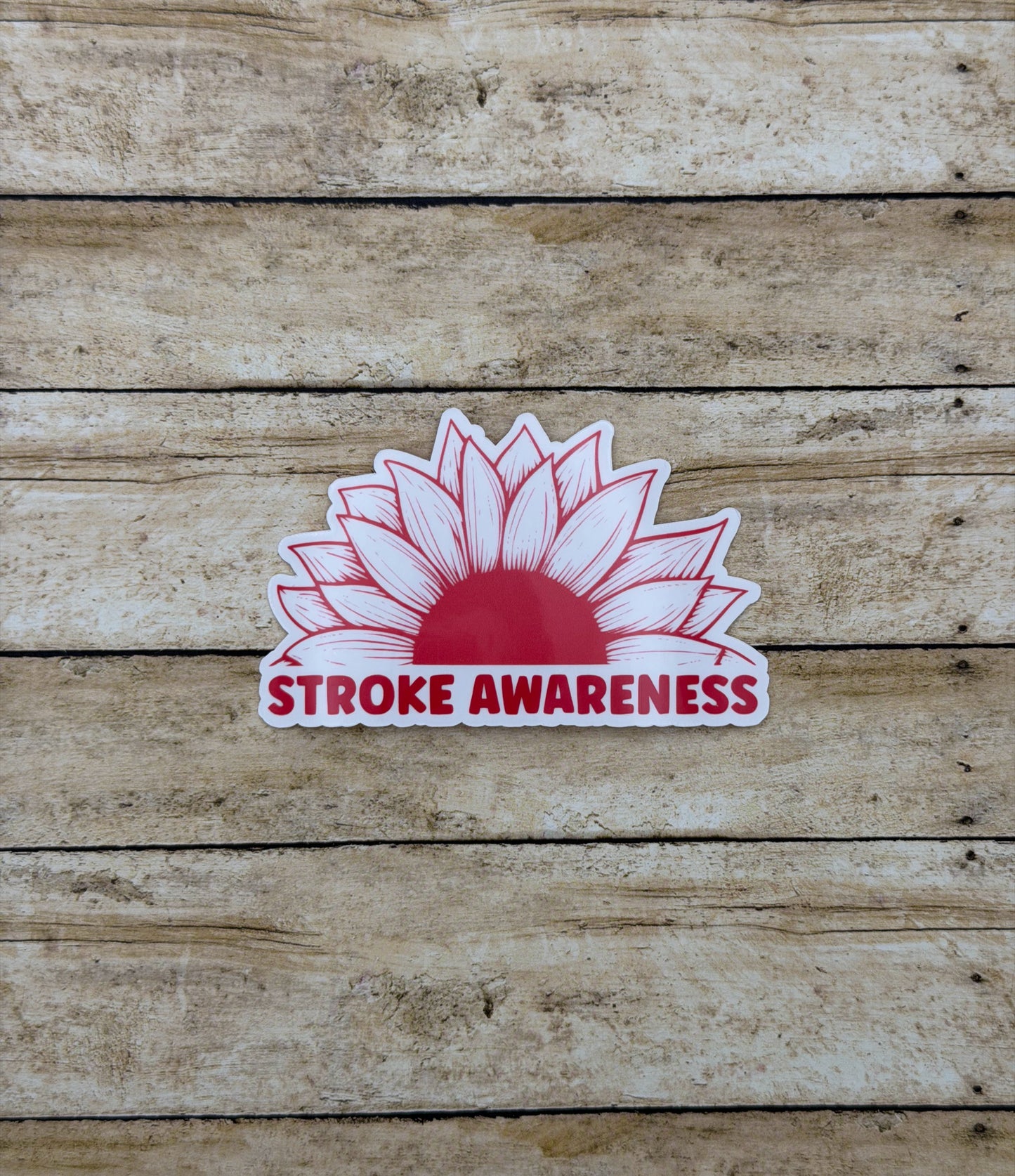 Stroke Awareness Sunflower Sticker or Magnet