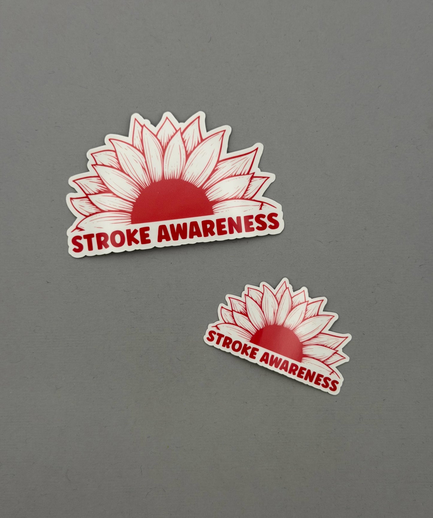 Stroke Awareness Sunflower Sticker or Magnet