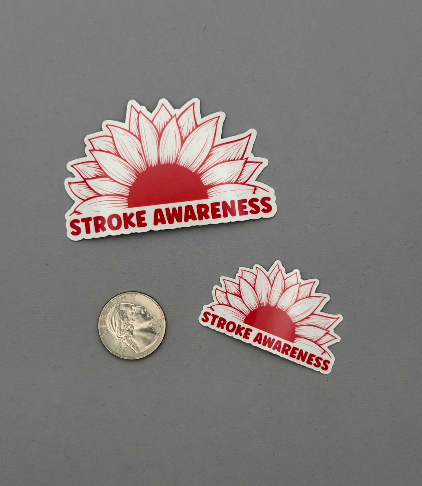 Stroke Awareness Sunflower Sticker or Magnet