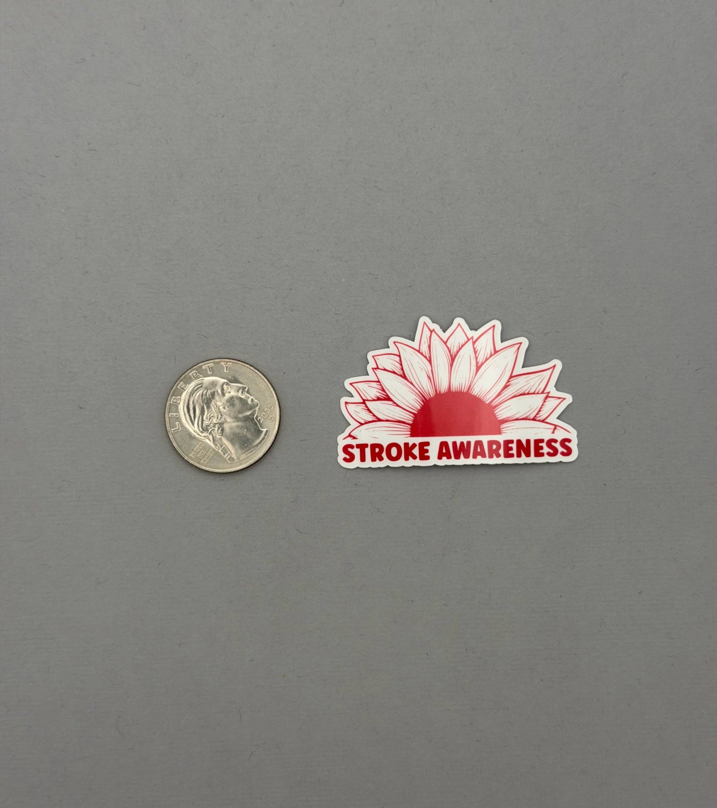 Stroke Awareness Sunflower Sticker or Magnet
