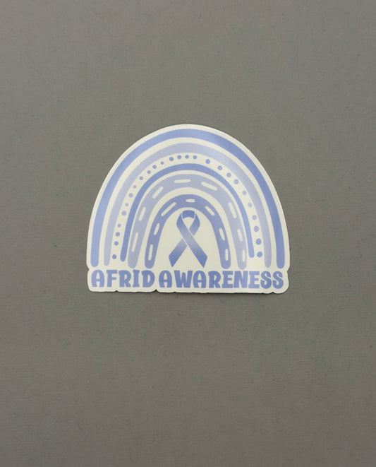 AFRID Awareness Rainbow Sticker or Magnet