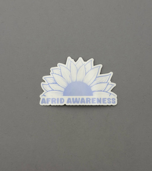 AFRID Awareness Sunflower Sticker or Magnet