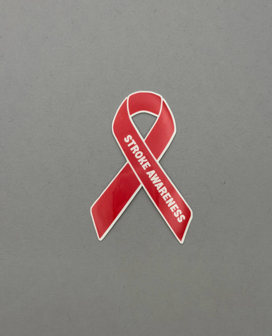 Stroke Awareness Ribbon Sticker or Magnet