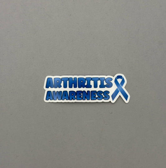 Arthritis Awareness with Ribbon Sticker or Magnet