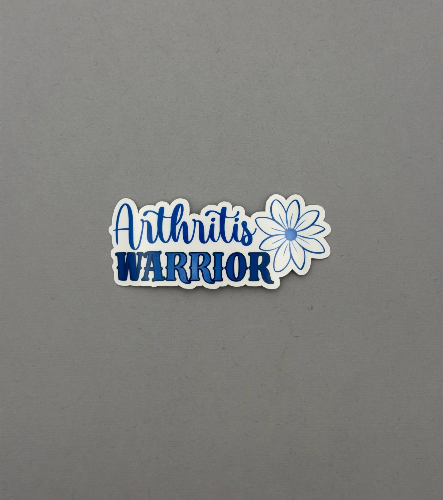 Arthritis Warrior Flower Sticker or Magnet