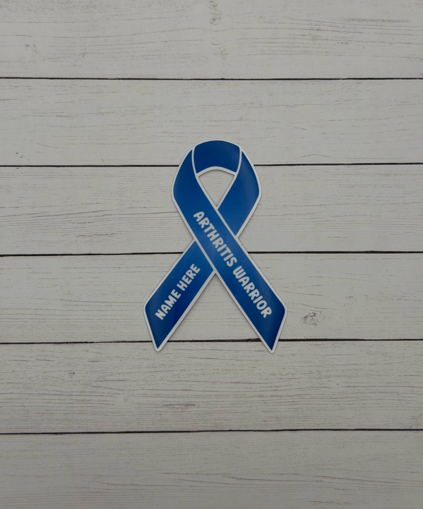 Arthritis Warrior Custom Ribbon Sticker or Magnet